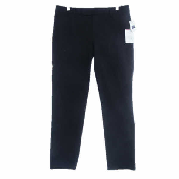 gap 트루블랙 면혼방 슬림크롭팬츠