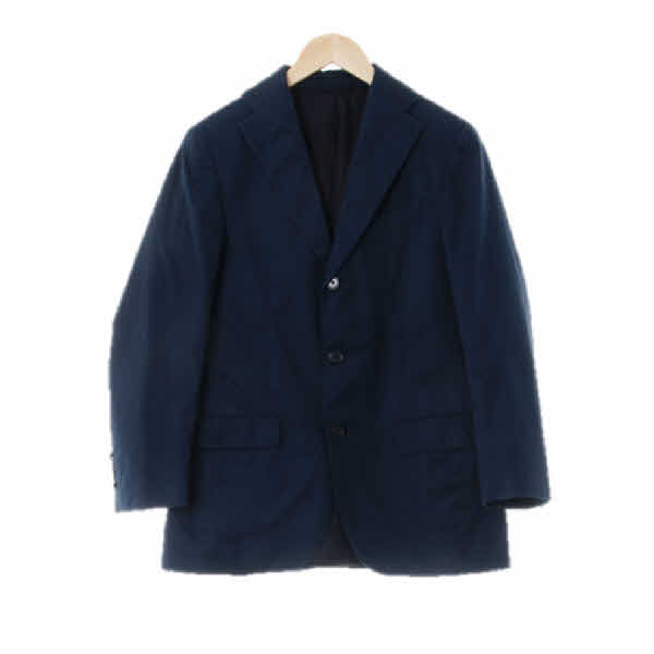 boontheshop 네이비 면 정장자켓