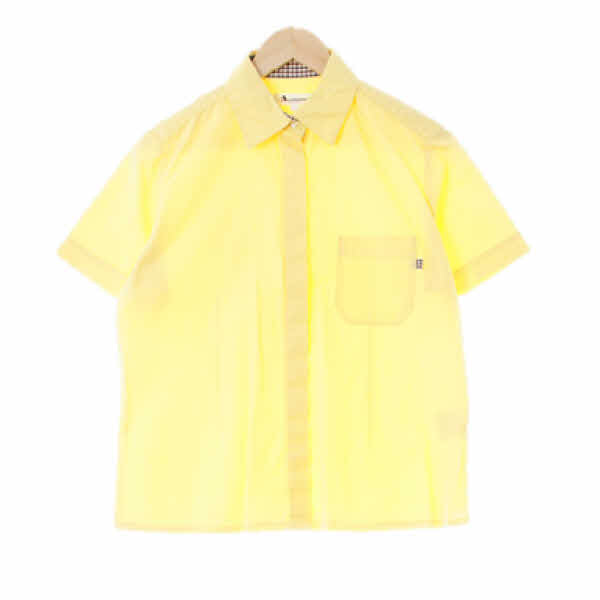 aquascutum 라이트레몬토닉 면 반팔셔츠