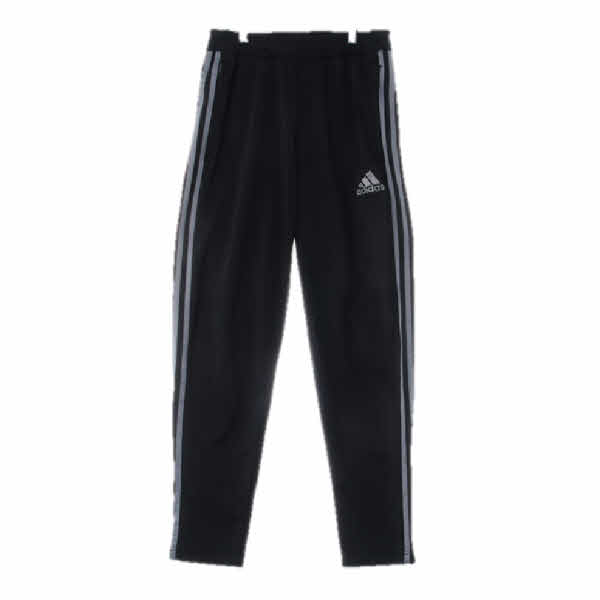 아디다스 블랙퓨터그레이 삼선테이퍼드트레이닝팬츠