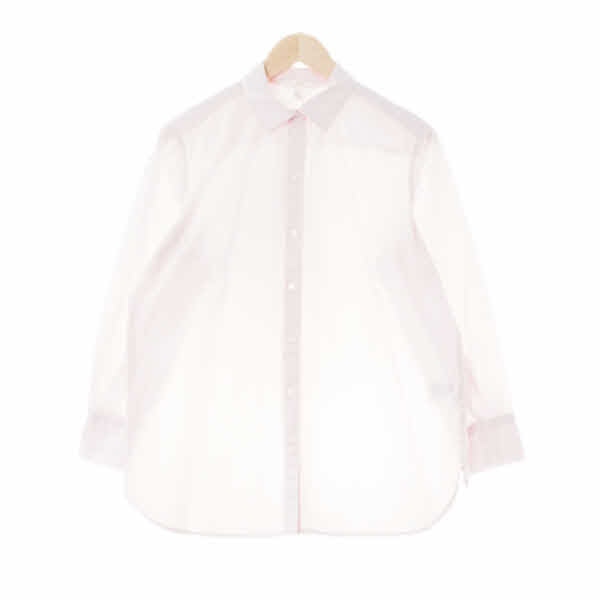 h&m 핑크 면 긴팔셔츠