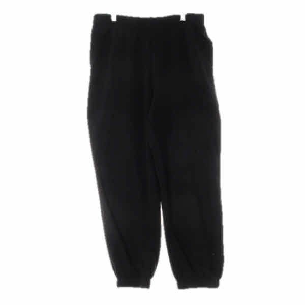 h&m 블랙 면혼방 트레이닝조거팬츠