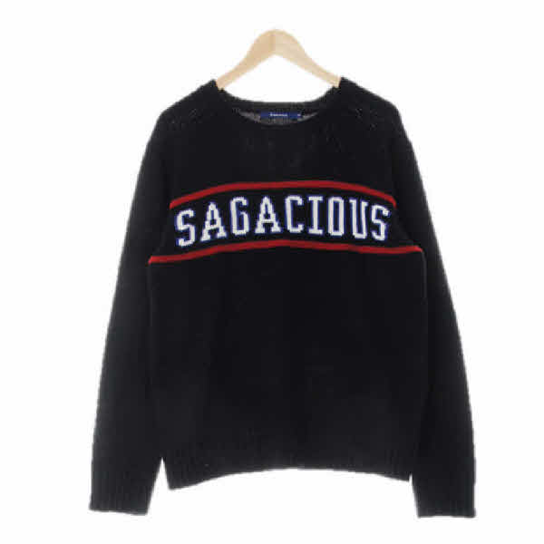 프랭크스톤 블랙 SAGACIOUS루즈핏니트