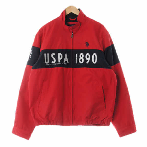 uspoloassn 레드 uspa1890투톤박시점퍼