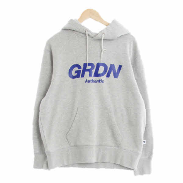 지오다노 그레이 면 grdn로고후드티