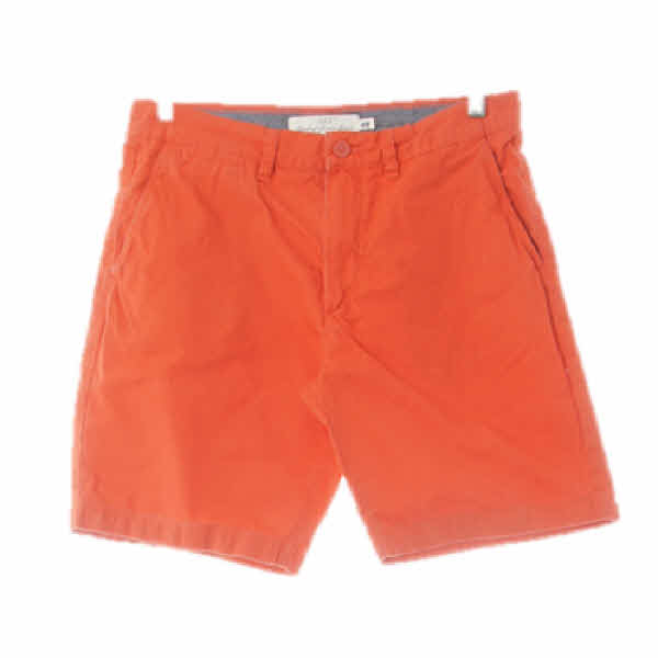 h&m 다홍색 면 치노반바지