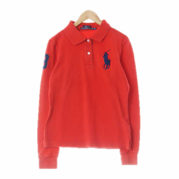 PoloEStablished67 레드 면혼방 빅포니PK티셔츠