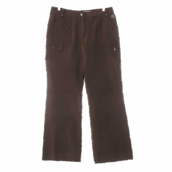 앙드레김 브라운 면혼방 킥플레어골프팬츠