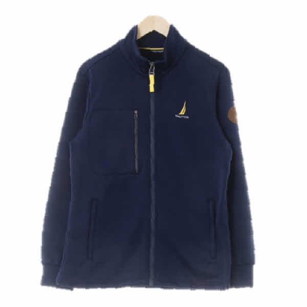 nautica 네이비 스몰자수로고집업자켓