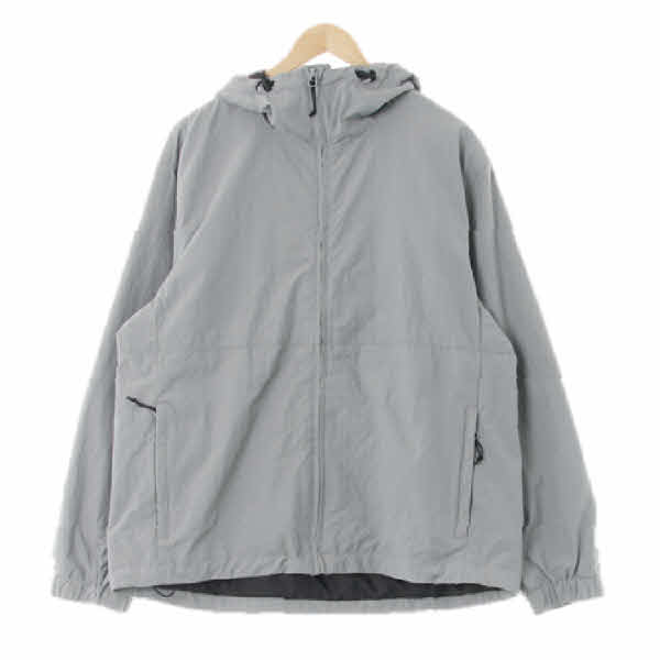 h&m 그레이 루즈핏아노락후드집업