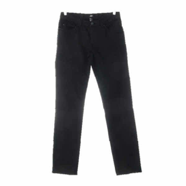 h&m 블랙 데님 슬림스트레이트진