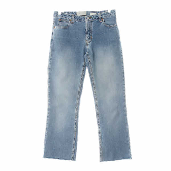 gap 연청 데님 워싱부츠컷크롭진