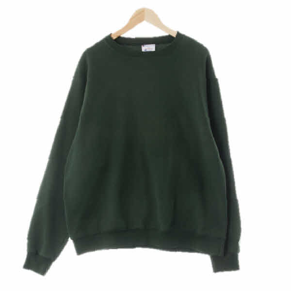챔피언 다크그린 면혼방 에코어센틱맨투맨
