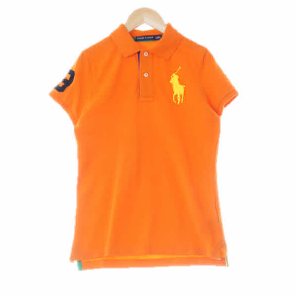 랄프로렌 오렌지 면 옐로우빅포니피케반팔티