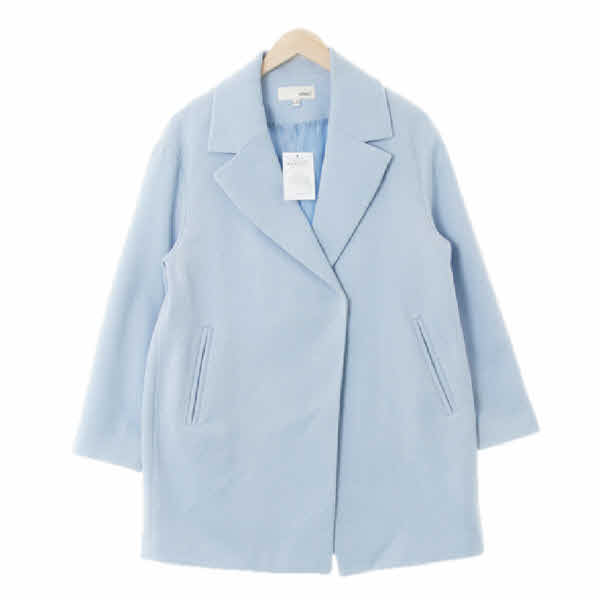 mixxo 파스텔블루 오버핏간절기코트