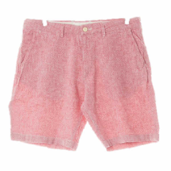 h&m 멜란지핑크야로우 린넨혼방 쿨하프팬츠