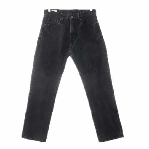 gap 흑청 데님 크랙워시드스트레이트진
