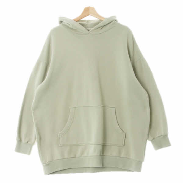 h&m 페어그린 면혼방 오버핏스웨트후디