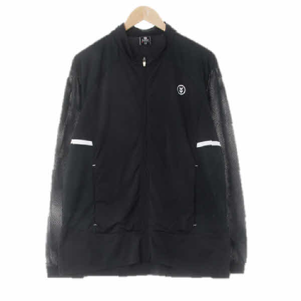 hummel 블랙 기능성배색스포츠집업