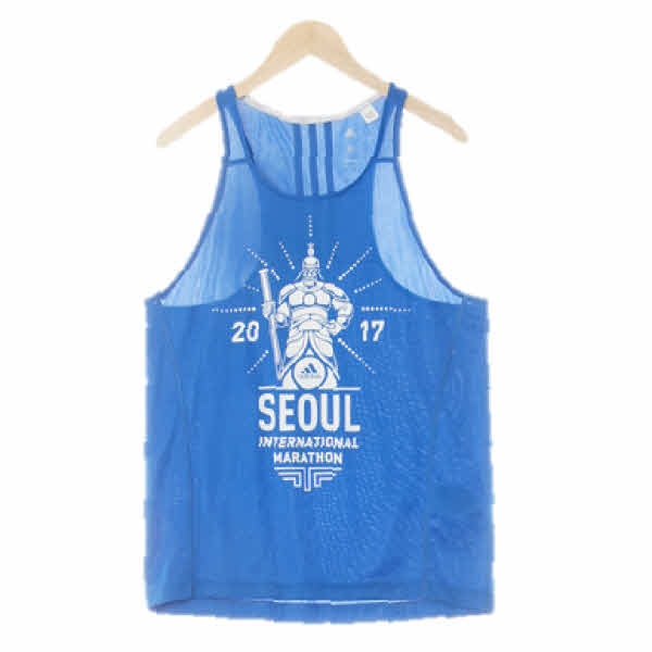 아디다스 브라이트블루 클리마라이트 이순신장군망고러닝나시