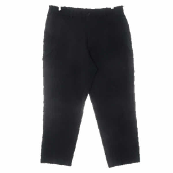 유니클로 딥베이지 면혼방 와이드배기핏밴딩팬츠