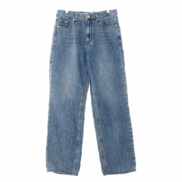 Guess 진청 데님 워시드스트레이트미들라이즈진