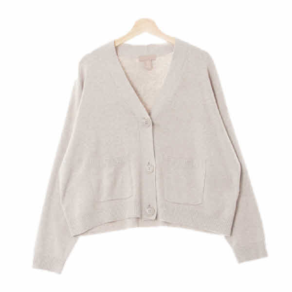 h&m 그레이 울혼방 아웃포켓루즈가디건