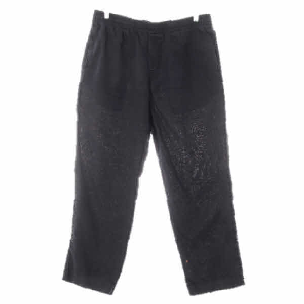 h&m 블랙 린넨 밴딩마팬츠
