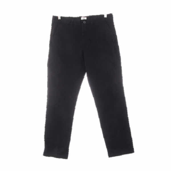 h&m 블랙 면혼방 텐션치노팬츠