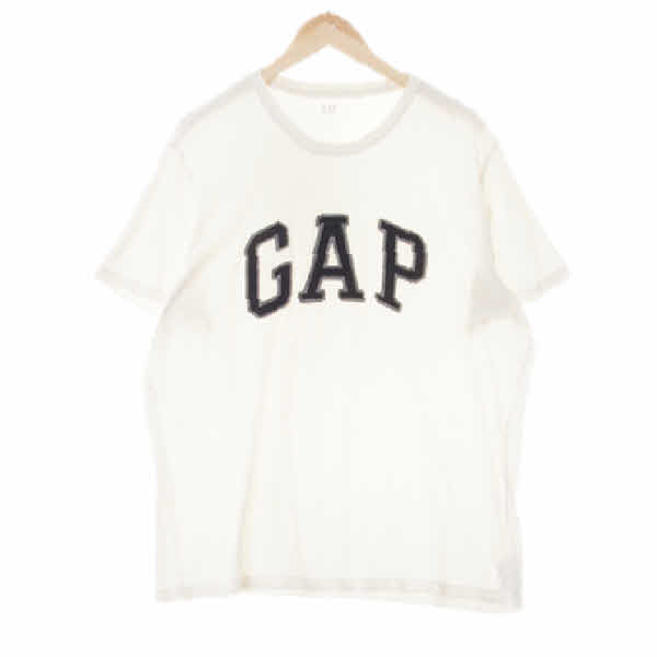 gap 화이트 면 빅로고반팔티