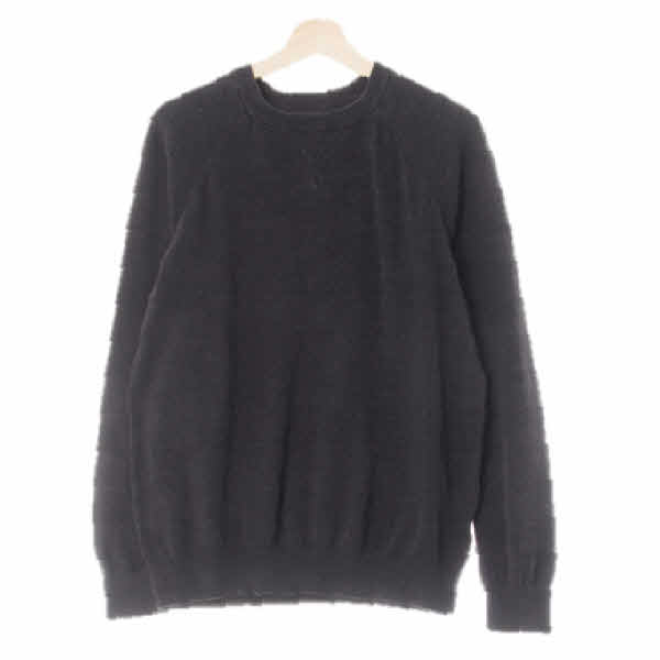 h&m 다크그레이 면 나그랑베이직니트