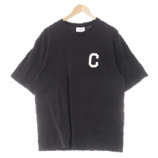 커버낫 더스티블랙 면 C로고오버사이즈라운드반팔티
