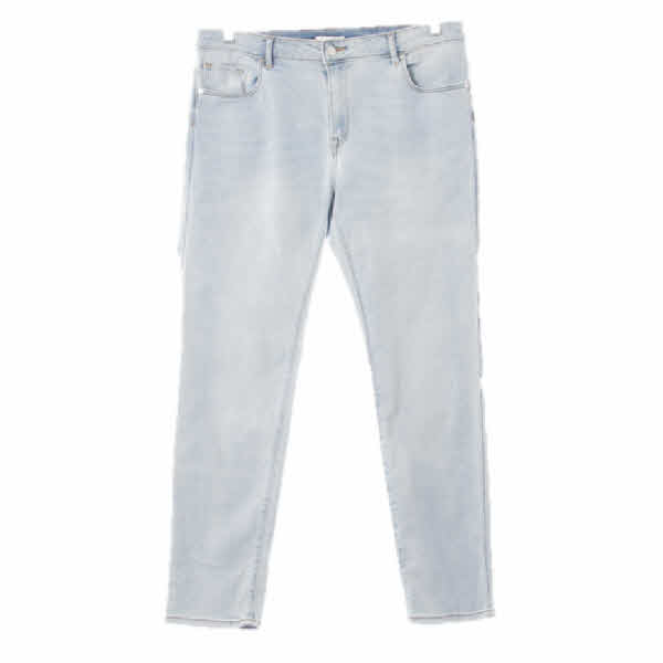 h&m 연청 데님 워시드스키니핏진