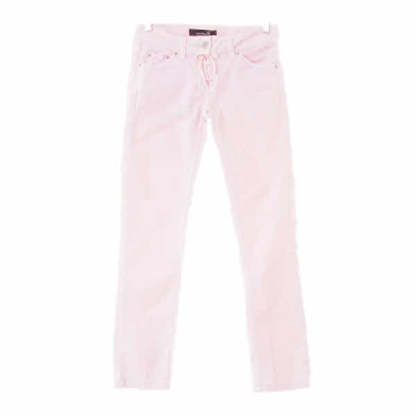 isabel marant 피루엣핑크 데님 워싱코르셋스키니진
