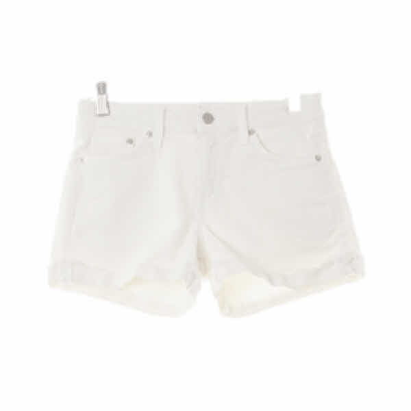 h&m 화이트 데님 커팅카브라숏진