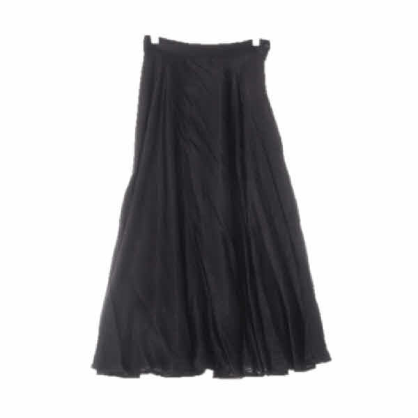 h&m 블랙 실키플레어롱스커트