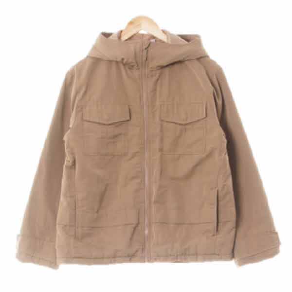 uniqlo White mountaineering 모카브라운 하이넥포켓반광점퍼