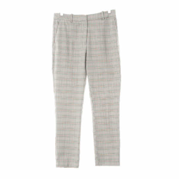 h&m 그레이그린 체크 슬랙스팬츠