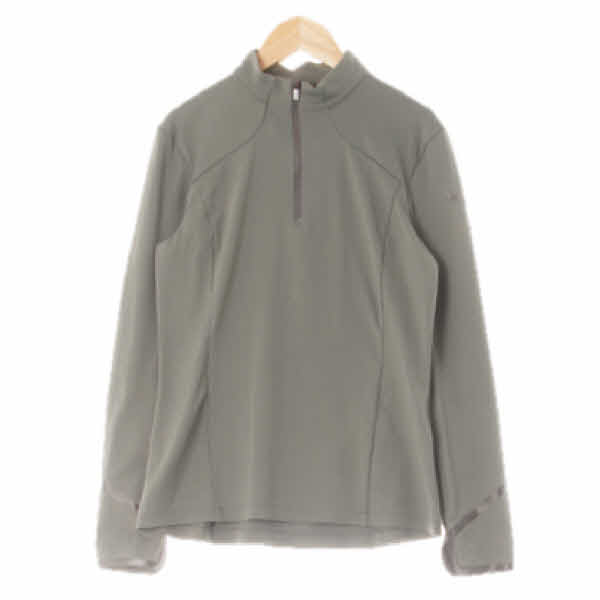salewa 차콜 하프집업슬림긴팔멀티티