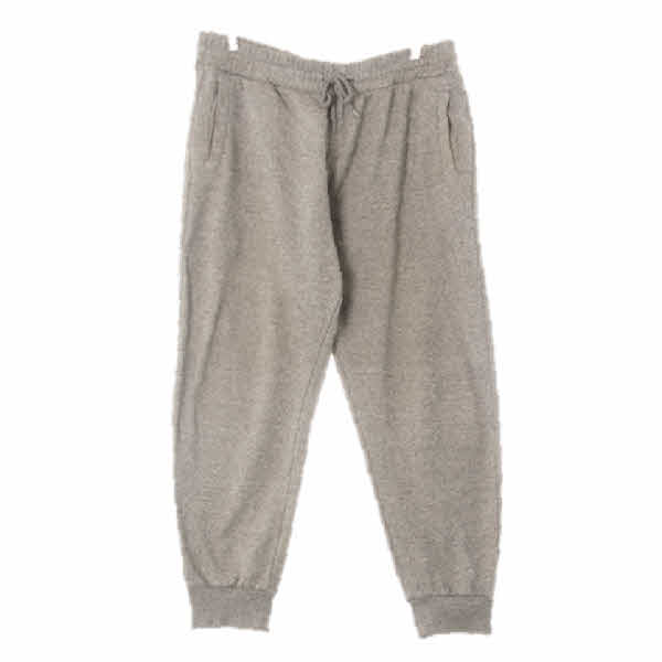 h&m 차콜 면혼방 빅밴딩추리닝팬츠