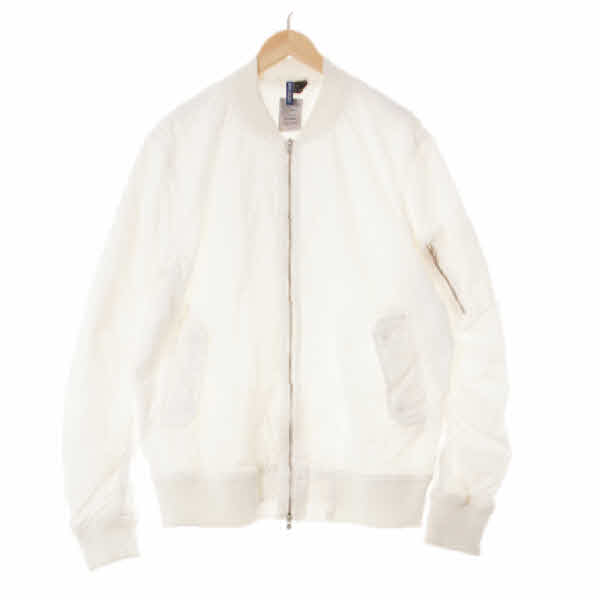 h&m 화이트 면 베이직항공점퍼