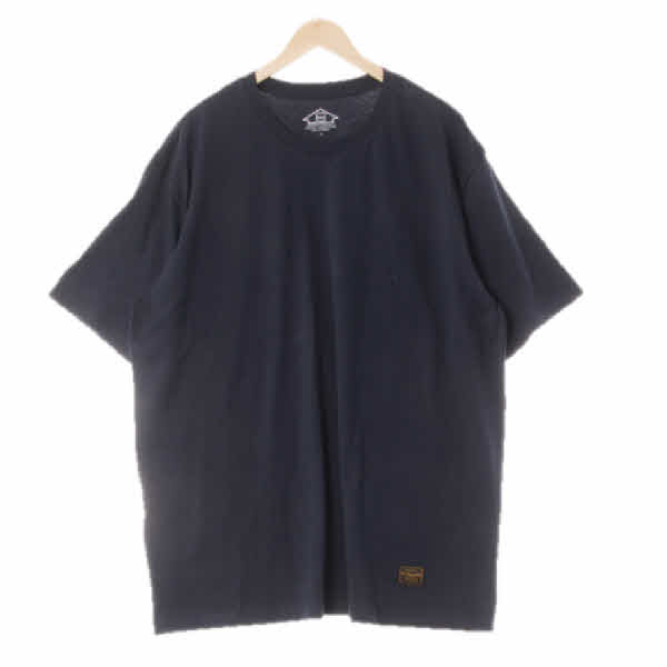 ruggedhouse 네이비 면 하단로고심플반팔티