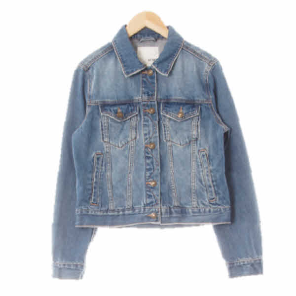 mixxo 중청 데님 워싱숏청재킷