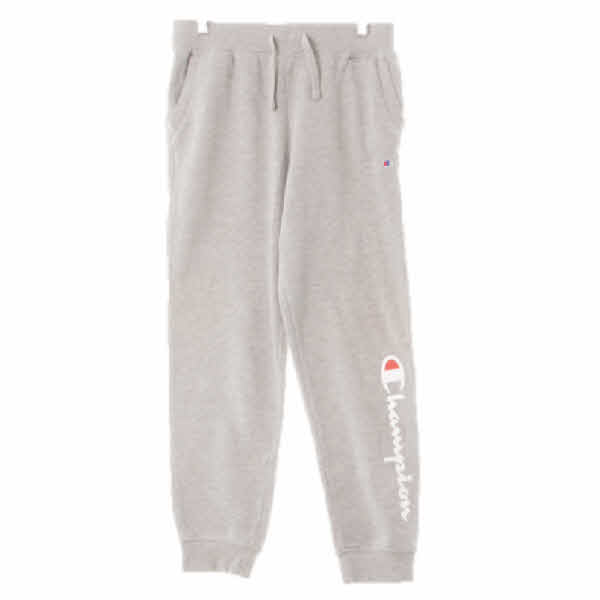 챔피언 멜란지그레이 면혼방 어센틱조거빅로거트레이닝팬츠