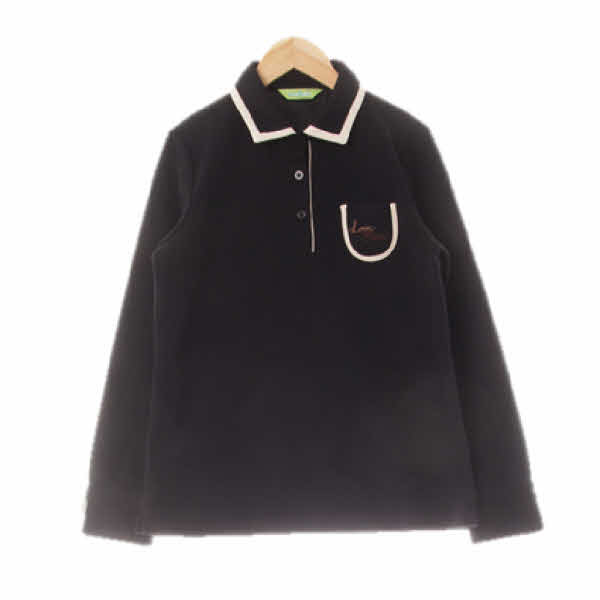 세서미스트리트 블랙 스티치레터링배색카라티