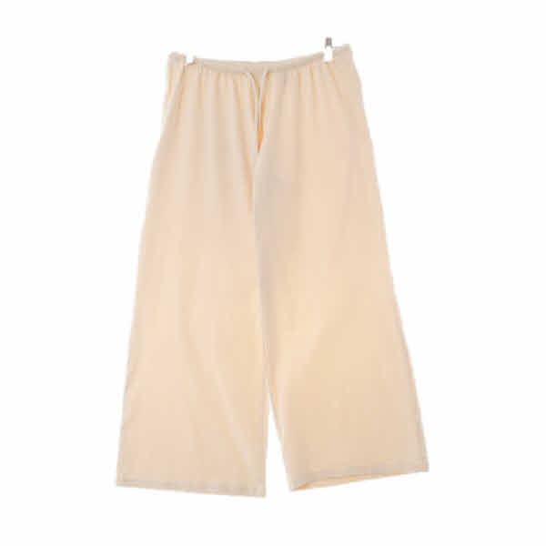 h&m 아이보리 면 울트라와이드스트레치팬츠