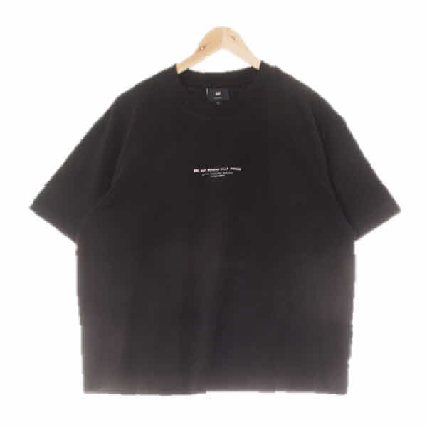 h&m 블랙 면 루즈핏반팔티