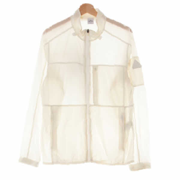 아이더 바닐라크림 톤온톤소매로고패치바람막이