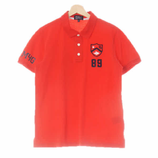 파리게이츠 레드 면 클래식넘버89반팔카라티