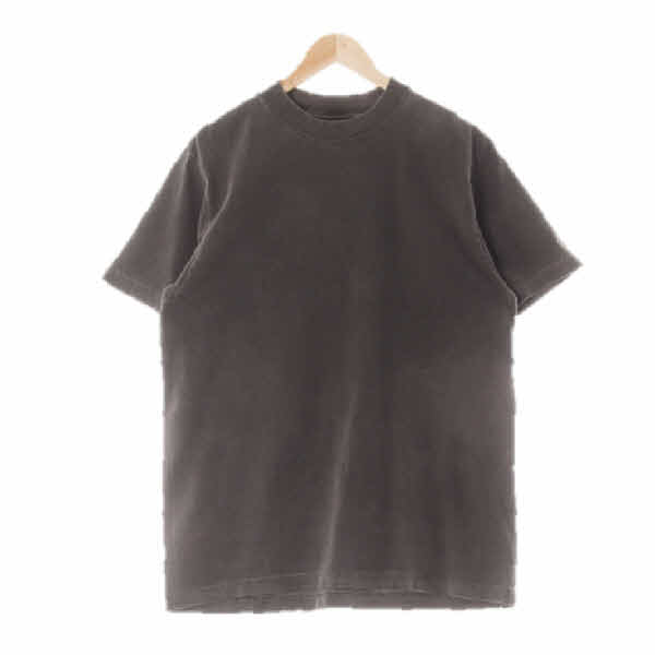 shaka wear 그레이 면 워싱크루넥반팔티셔츠
